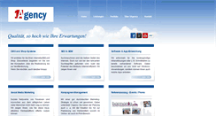 Desktop Screenshot of 1agency.de