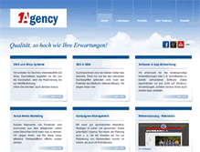 Tablet Screenshot of 1agency.de